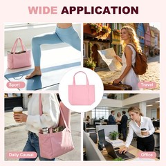1 Pcs Yoga Bag, Tote Pilates Bag with Yoga Mat Holder Canvas & Beige