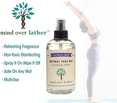 100% Natural Yoga Mat Cleaning Spray 8oz | Works with All Mats | Cleans and R…