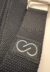 Calia Yoga Strap 94” Non Slip Black | Metal Buckles Fabric Loop NEW