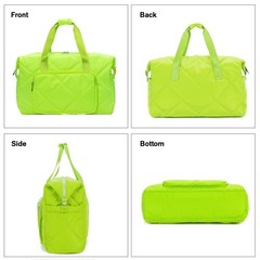 Sports Tote Gym Bag for Women, Travel Duffel Bag, Shoulder Weekender Overnigh…