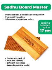 Timbergood Sadhu Board “Master” with Wooden Nails 17 mm (0.67”)