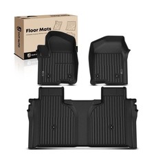 YHTAUTO Floor Mats Fit 2019-2025 Chevy Silverado/GMC Sierra 1500, 2020-2025 S…