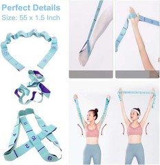 Nitpicker Stretching Straps Hamstring Stretcher Device Elastic Exercise Band Yog