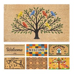 Doormat Coconut Bird Tree 40x70cm Doormat Outdoor and Indoor Floor Mats H…