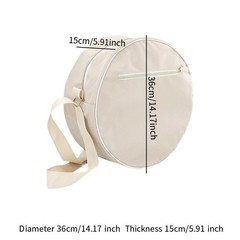 Yoga Wheel Bag Sports Gym Bag Zipper Yoga Tote Bag Women Crossbody Bag