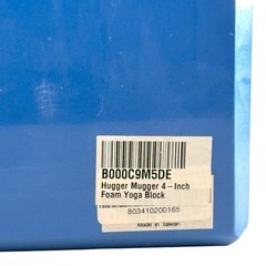 SEALED Hugger Mugger 4″ Foam Yoga Block Dark Blue Lightweight Support Prop NEW