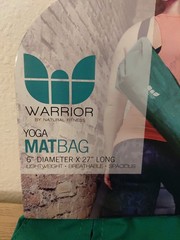 Natural Fitness Warrior Yoga Mat Bag Pilates Gym Tote Green Lightweight 6″ x 27″