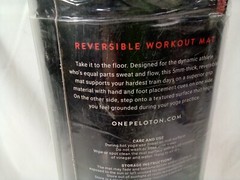 Peloton Reversible Workout Mat 71″ x 26″ 5mm Thickness Heavy Duty Black Red
