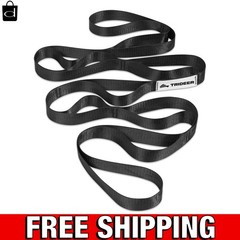 Durable Non-Elastic Stretch Strap for Yoga, Pilates & Home Workouts – 10 Loops