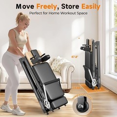 Pilates Reformer Machine, Home Pilates Equipment, Foldable Pilates Reformer
