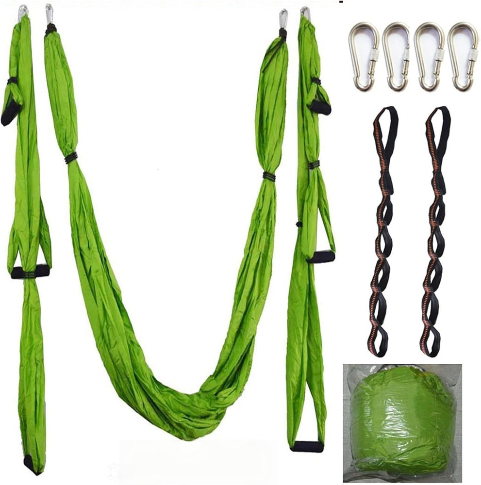 Anti-Gravity Aerial Yoga Hammock Stretch Strap(Green)