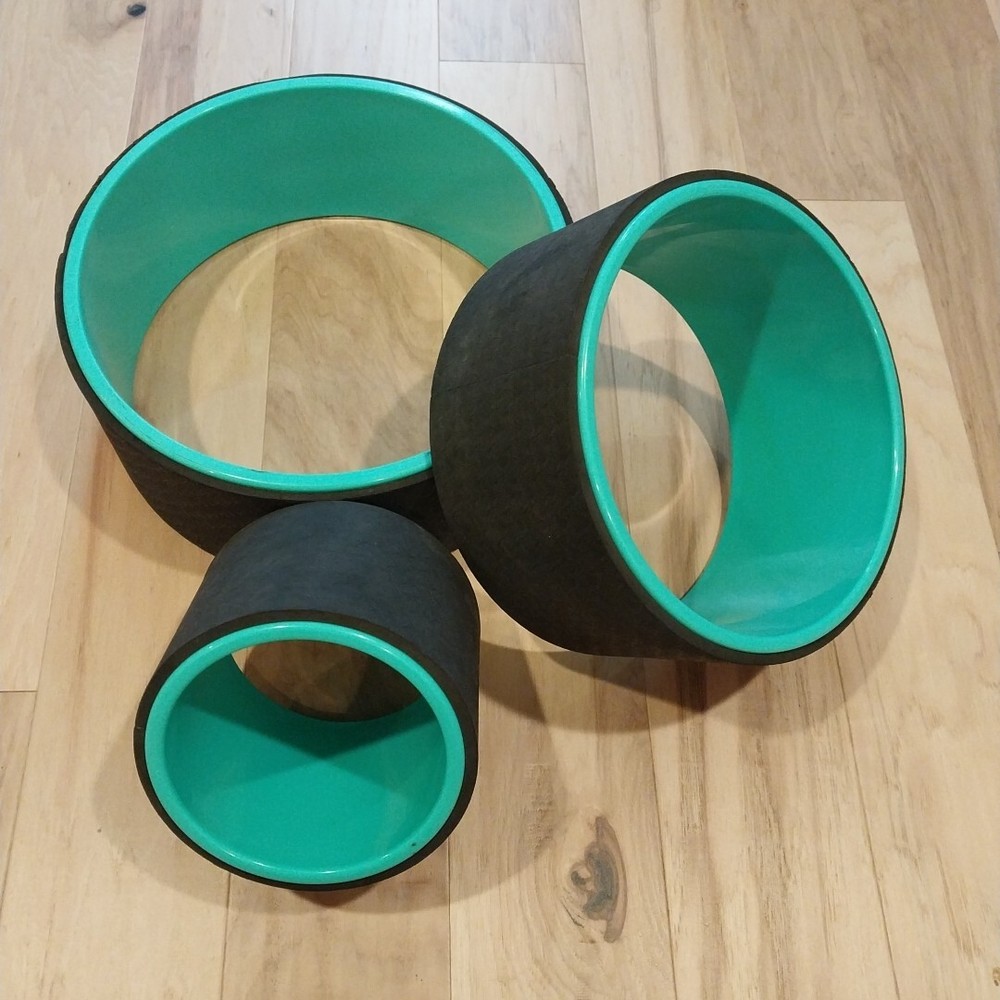 Yoga Wheel Back Rollers 3 Sizes Florensi for Muscle Relaxation Back Stretching
