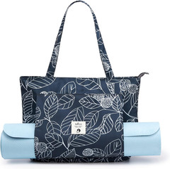 Bolsos de yoga para mujer esterillas lona totalizador de hombro pilates viaje
