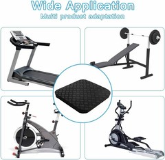 Non-Slip Treadmill Mat Pads, 4×4 Inch High Density Silicone Exercise Equipment