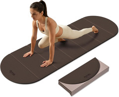 Portable 10mm Thick Foldable Yoga Mat – Non-Slip Dual-Color for Home & Travel