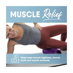 MICRODRY Deluxe Fitness Foam Back Roller for Muscle Relief, Rol… Fast USA SHIP