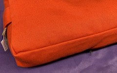 Rectangular Meditation Cushion, buckwheat filled very thick cover . Made in USA
