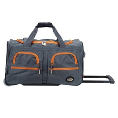Rockland Rolling Duffel Bag 30″ CHARCOAL