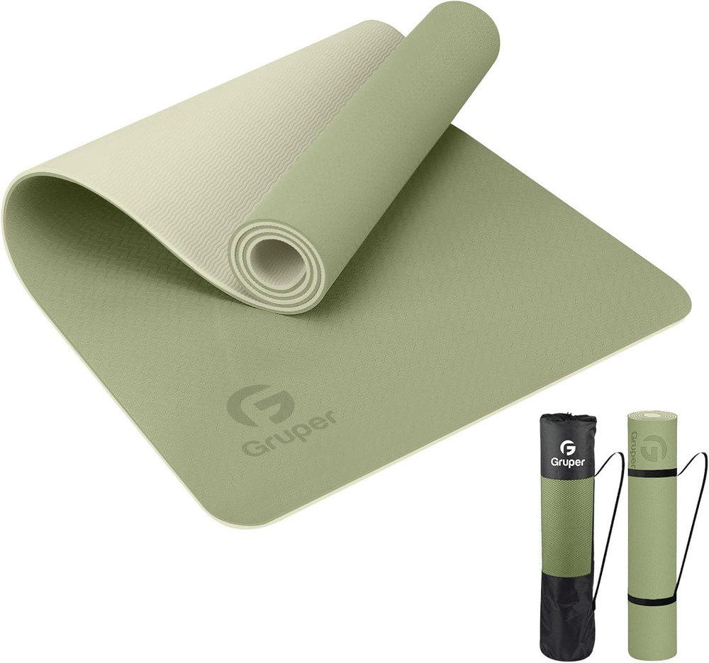 Yoga Mat Non Slip, Eco Friendly Fitness Exercise Mat with Carrying Strap,Pro Yog