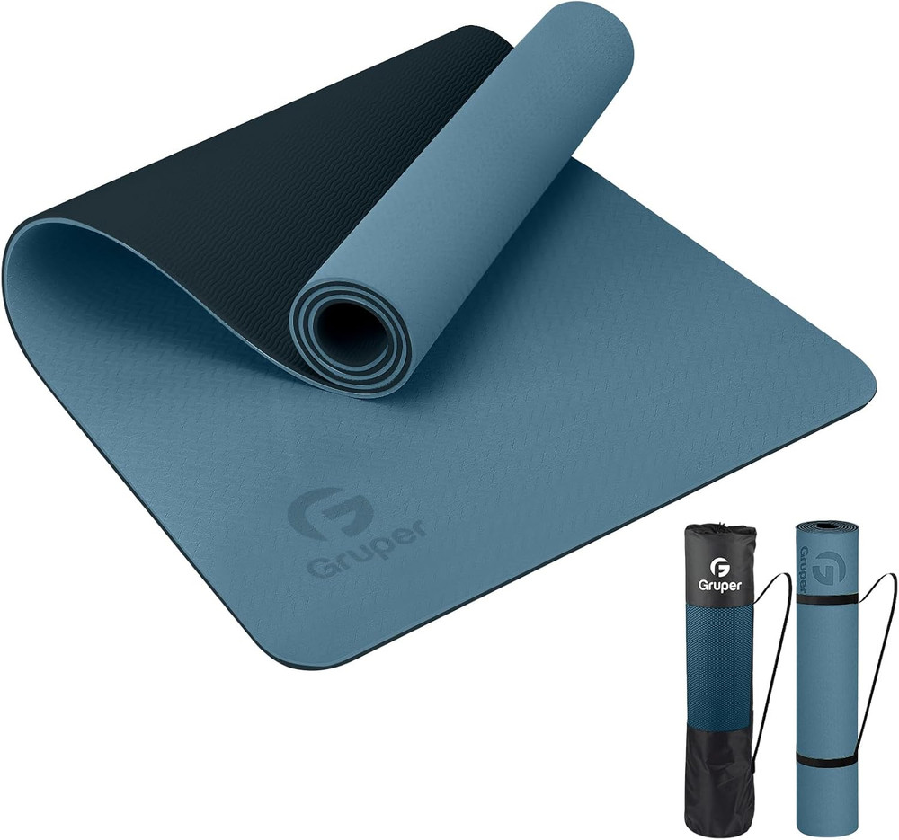 Yoga Mat Non Slip, Eco Friendly Fitness Exercise Mat with Carrying Strap,Pro Yog