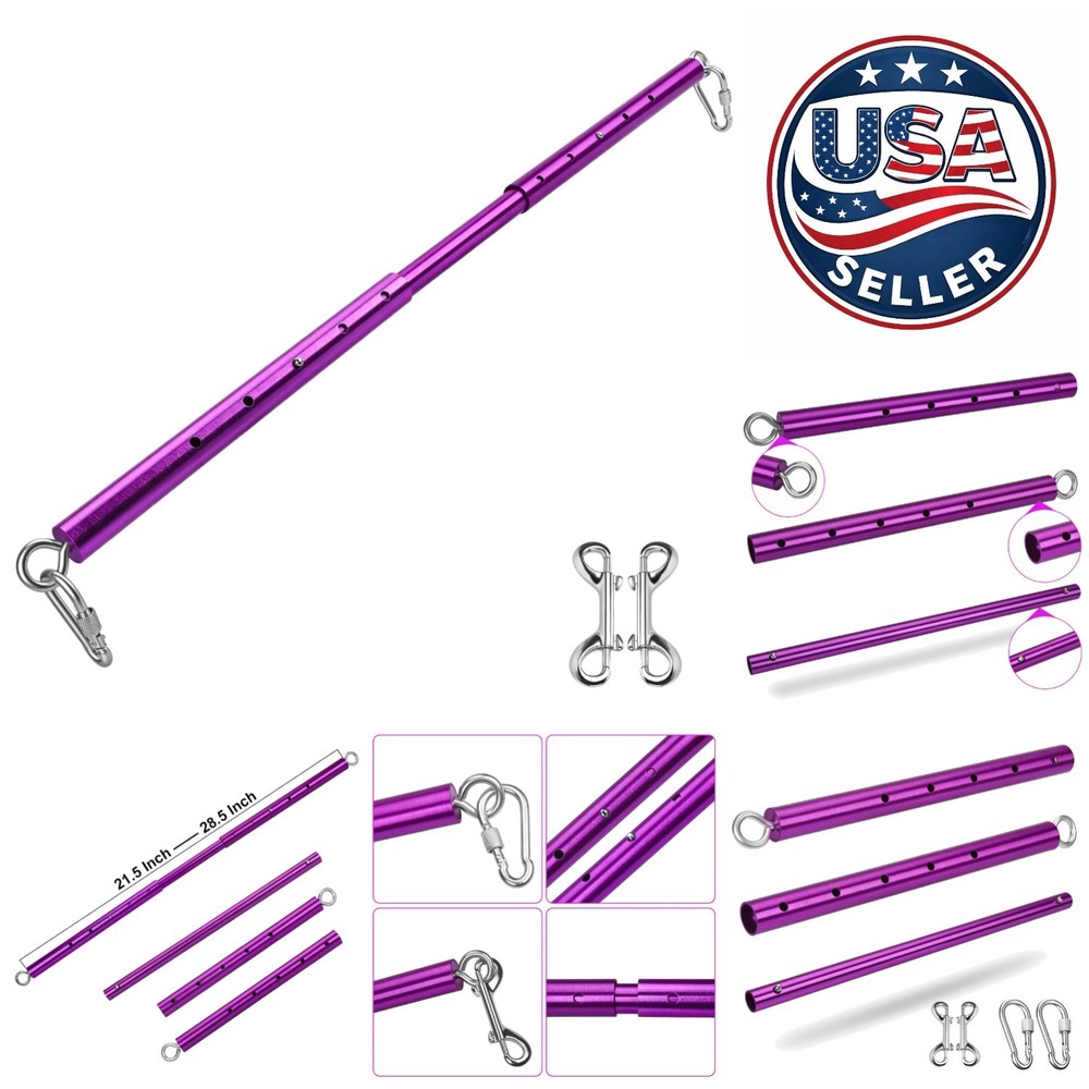 Heavy Duty Expandable Pilates Spreader Bar Kit – Supports 200 lbs, Adjustable