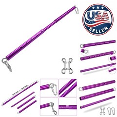 Heavy Duty Expandable Pilates Spreader Bar Kit – Supports 200 lbs, Adjustable
