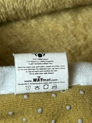 Lot of 2, WAYmat Hot Yoga Thick Mat (wheat) & Heathyoga Thin Mat (purple)