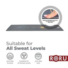 RORU Concept Sun Series Yoga Mat Thick Non Slip, Large and Wide 83 x 28 inch, Ru