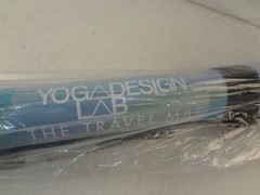 YOGA DESIGN LAB 70″ x 24″ The Travel Mat Geometric Pattern Yoga Mat