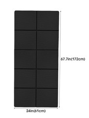 Professional Yoga Mat Portable Foldable Sports Mat TPE Material Safe Eco-Friendl