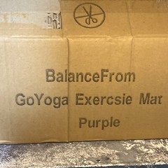 GoYoga All-Purpose 1/2-Inch Extra Thick High Density Anti-Tear Exercise Mat