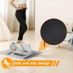 Elliptical Exercise Mat 19.7 x 23.6 – Non-Slip Stability and Protection