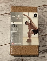 Danskin Now Natural Cork Yoga Block 9″ x 5″ x 3″ New Sealed