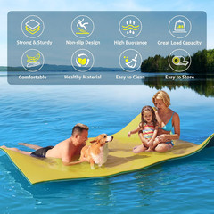 CTSC Lily Pad Floating Mat – Floating Water Mat – 9 X 4 Ft Floating Mat for Lake
