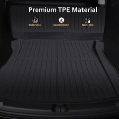 Floor Mats Trunk Mat for Tesla Model 3 Highland 2025 2024, All Weather TPE Fl…