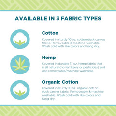 Natural Hemp Zafu Meditation Pillow – Organic Buckwheat Fill Zen Yoga Pillow