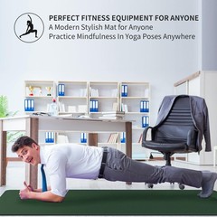 XXL Yoga Mat 213 x 81 cm, 6 mm Thick Non Slip and Joint Gentle, Extra Long…