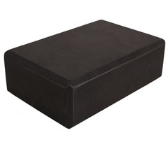 2 Yoga Blocks, Workout Fitness Bricks, Non Slip Handstand Support, Black