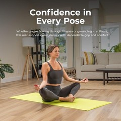 Versatile Yoga Mat with Textured Surface – Portable and Durable for All Floors