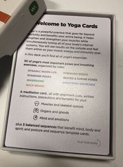 Yoga Cards Workout Cards Professional Study, Sequencing And Practice Guide Class