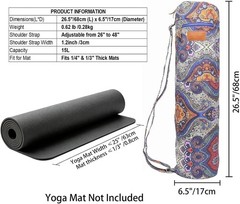 Full-Zip Yoga Bag with Expandable Pockets – Stylish Tote for Outdoor Workouts