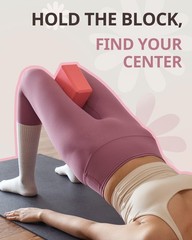 Eco-Friendly 2 Pack Yoga Blocks – Lightweight Foam for Stability and Comfort