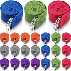 Yoga Strap Stretching Pilates Exercise Adjustable Straps 6 Ft Non Elastic Yoga B