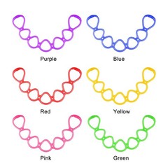 7 Ring Stretch Resistance Exercise Band, Workout Bands Yoga Stretching for Ho…