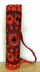 Hippie Mandala Bohemian Unisex Yoga Gym Mat Bag With Shoulder Strap Carrier Bag