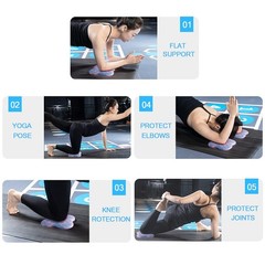 2 PCS Yoga Knee Pads Anti Slip Yoga Support Foam Pads for Women and Men, yoga…