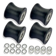 Upgraded Machined Wheels/Rollers Compatible with Bayou Fitness,Total