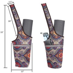 ANIWEY Entiforry Yoga Mat Bag with Large Size Pocket One Size, Ancient Totem
