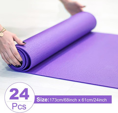 3 Mm Thick Yoga Mat Bulk, Non Slip Exercise Workout Fitness Pad for Women Men, G