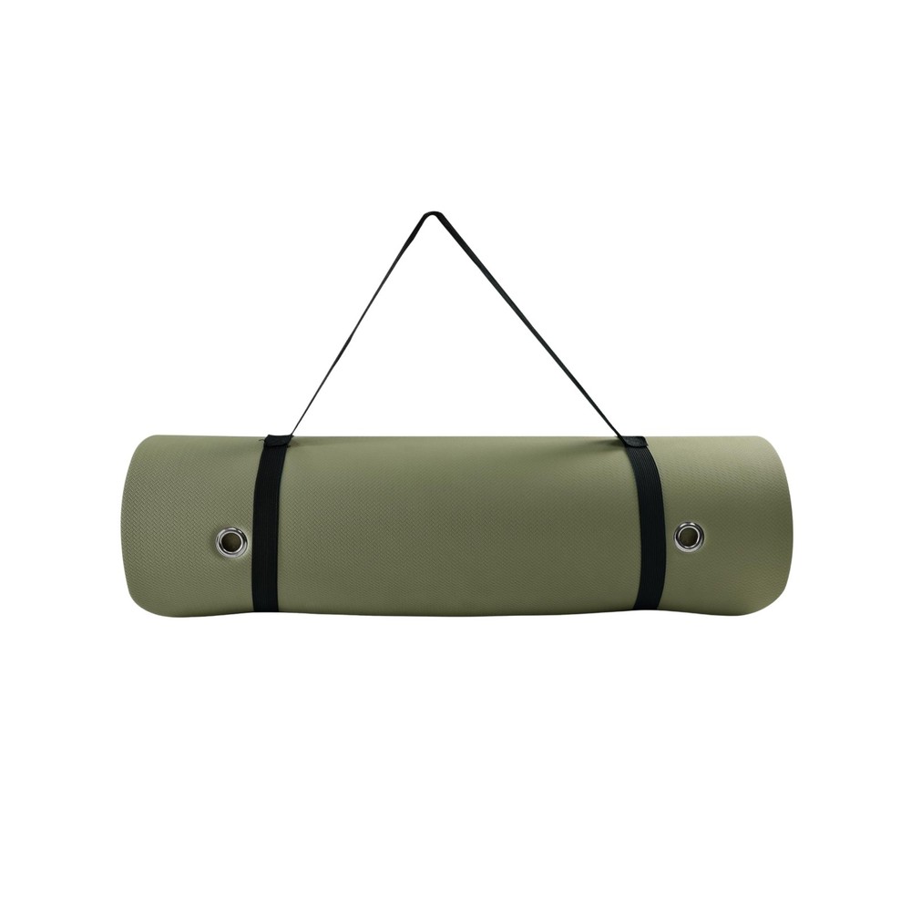 Hanging Yoga Mat, Pilates Mat, Exercise Mat for Home Workouts with Carry Stra…